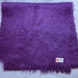 Mohair Amethyst Wool Scarf